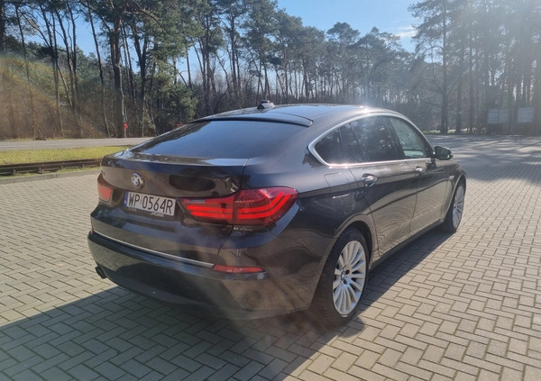 BMW 5GT cena 59900 przebieg: 263824, rok produkcji 2013 z Koło małe 277